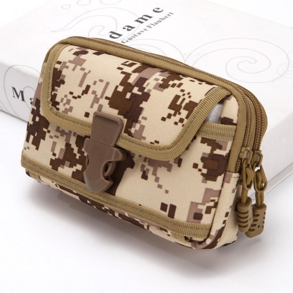 Miehet naiset Fanny Pack -vyölaukku vapaa-ajan vyö Keski-ikäisille ja vanhuksille vyö Rakennustyömaalla vyö phone case Camouflage 1