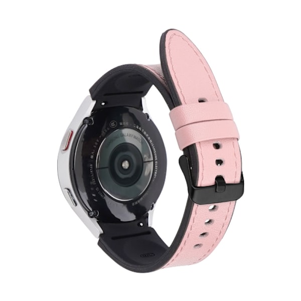 Kellon ranneke Apple Watch iWatch 20mm Samsung 4/5 Universal Pinkki ja musta solki, pikakiinnityksellä
