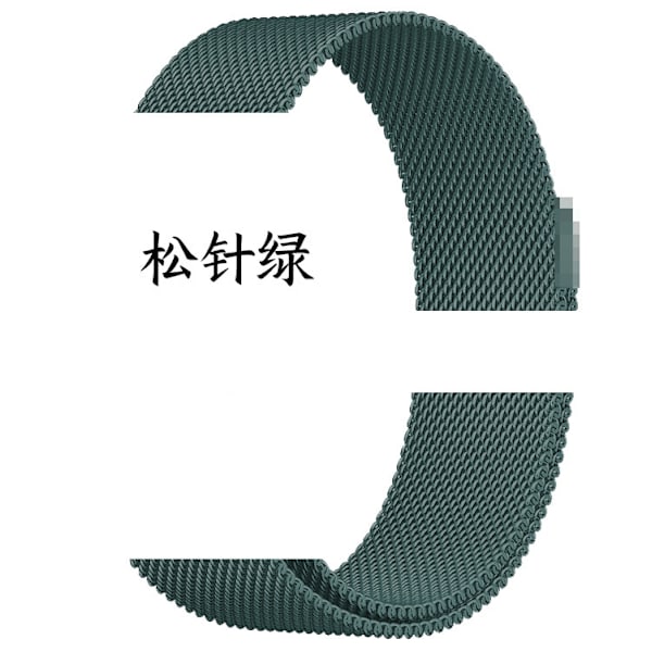 Urrem til Apple Watch iWatch 38/40/41/10. generation 42 mm universal fyrrenålegrøn