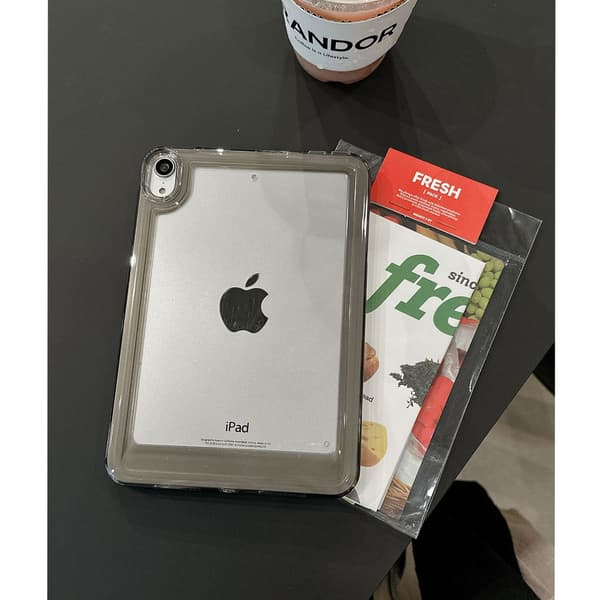 Stilfuldt etui til iPad mini6 2021 Grå Transparent