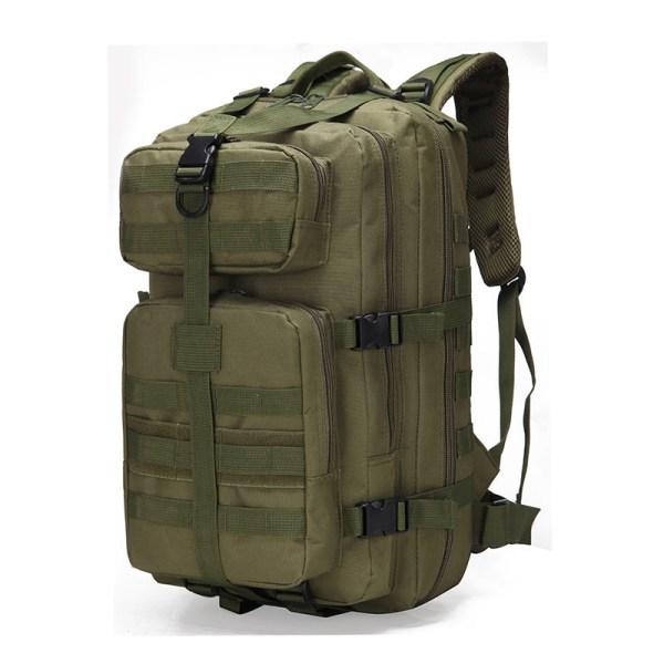 Dame jente ryggsekk skulderveske skolesekk 3P Attack Tactical Outdoor Vanntett Camouflage Bag 35L Army Green 28*25*50cm