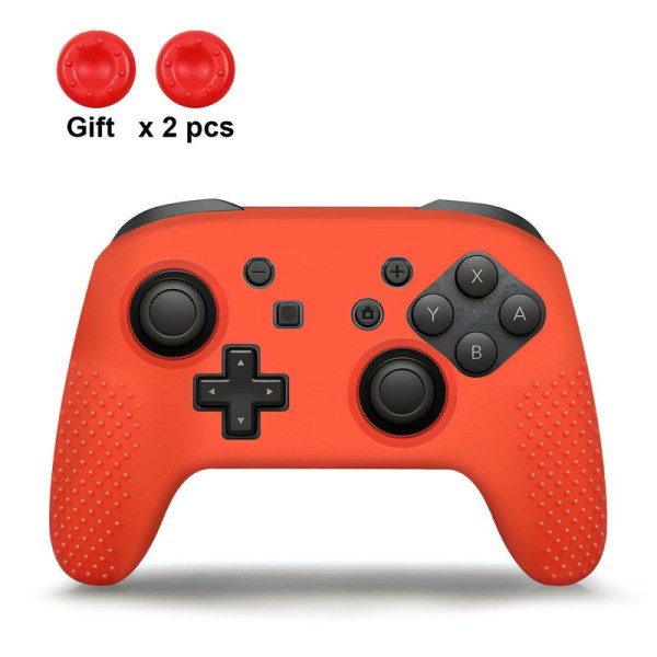 For Switch Pro Handle Anti-Slip Protective Cover NS Game Handle Water Transfer Camouflage Red