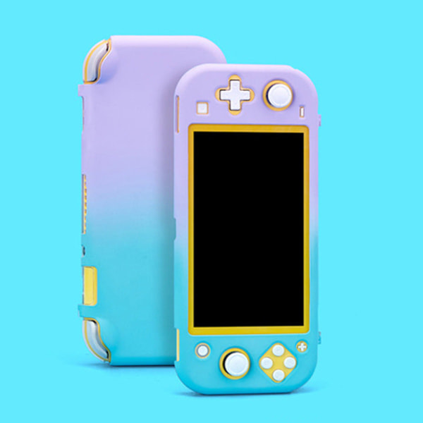 For Switch Lite Crystal Case NS Lite Transparent Crystal Case Drop-sistant Switch Mini All-Inclusive Purplish blue