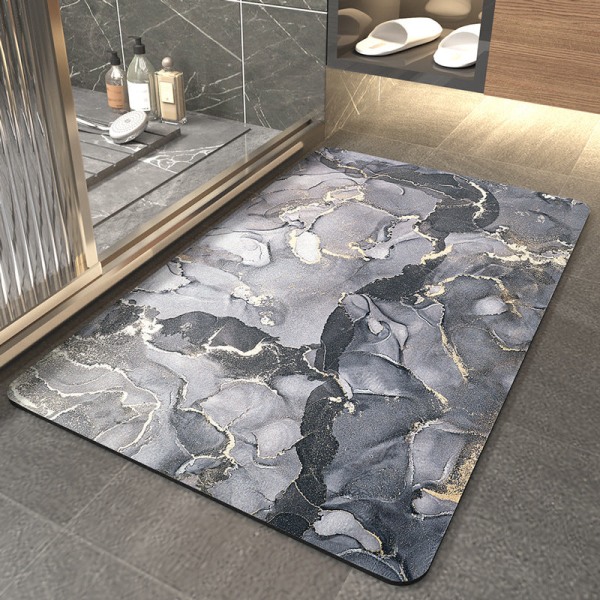 Bath Mat Non Slip Absorbent Shower Bathroom Rug Carpet Home Simple No592 Pink 40*60cm