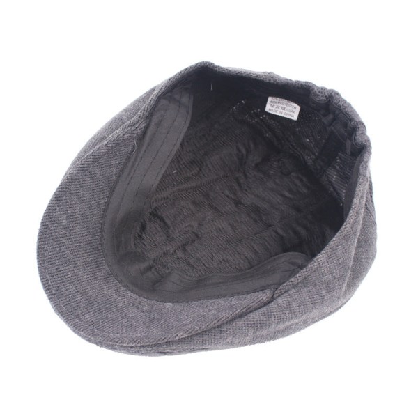 Baskerhatt Ull Basker Äldre Mössor Höst Vinter Advance Hattar Ull Peaked Cap Herr Dam Vinter Hatt Brown M（56-58cm）