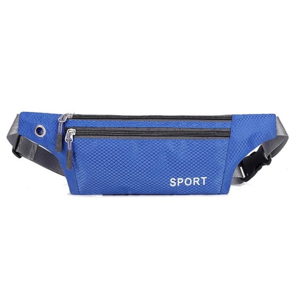 Fanny Pack Løpebelte Midjeveske Organiserer Trendy motesport Sky Blue