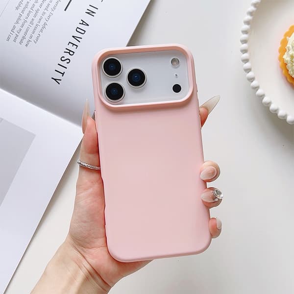 Kotelo iPhone 17 Pro Premium Liquid Morandi Pink -puhelimelle