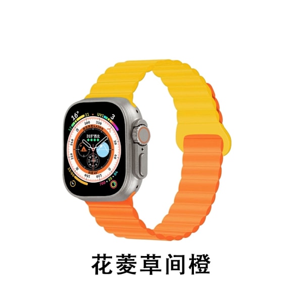 Urrem til Apple Watch iWatch 42mm-49mm Lingcao Orange