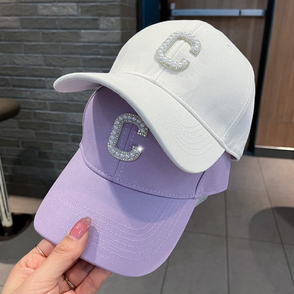 Baseball- cap 2022 Spring and Summer Letters Casual Sunshade cap Pink 55-59cm