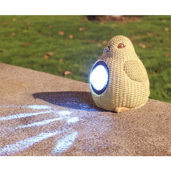 Solenergi udendørs gårdlampe vandtæt spotlight Bird shape