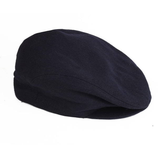 Barettihattu 2022 Talvi paksunnettu villainen lämmin casual cap Dark Blue Medium 57-58cm