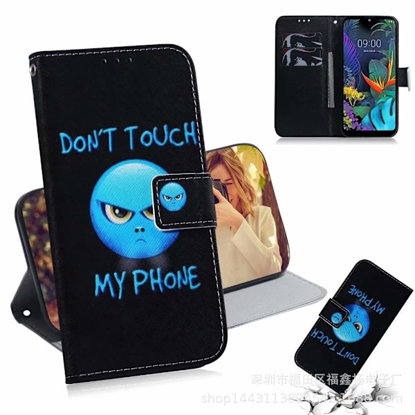Fodral för iPhone 13 arg målad tiger tryck kortplats läder