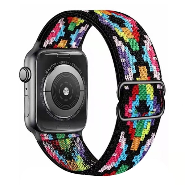 Klockarmband för Apple Watch iWatch 42/44/45/49mm Universal Färgglad Geometri