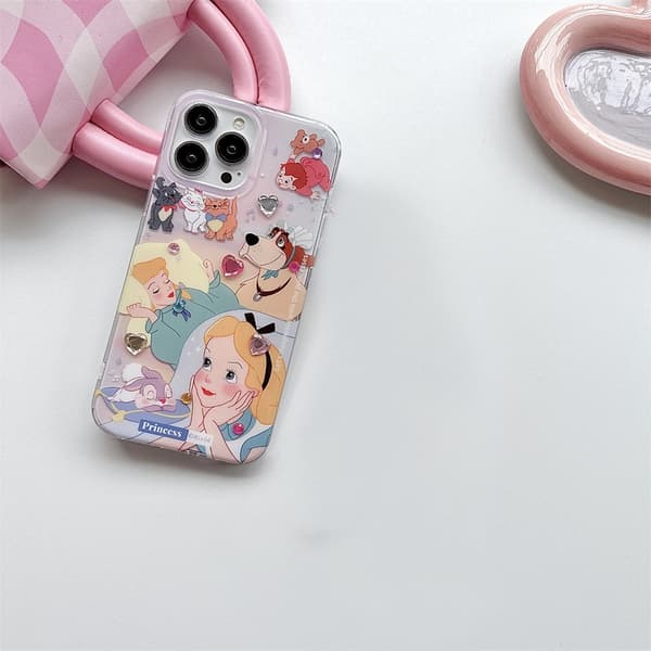 Deksel til iPhone 17 Pro single Princess Alice Animals