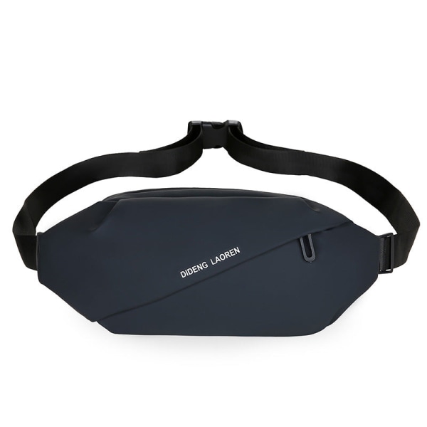 Män kvinnor Fanny Pack Midjeväska Mobiltelefon Herr Casual Fashion Sports Messenger Black Average size