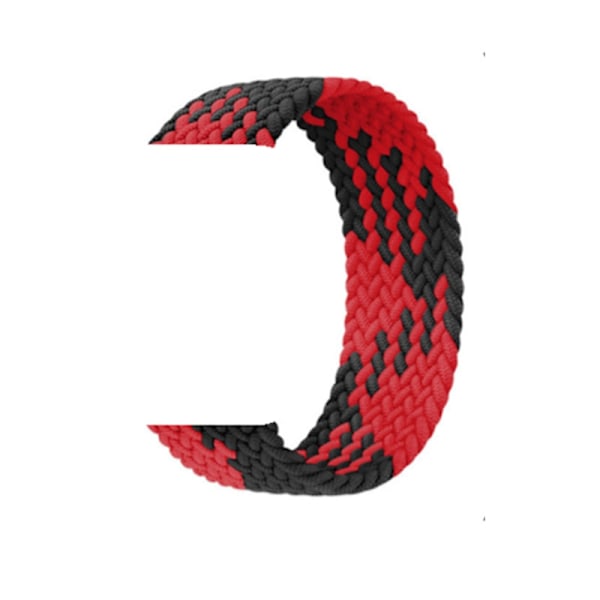 Urrem til Apple Watch iWatch 42/44/4549mm M størrelse elastisk enkelt loop Z mønster sort og rød