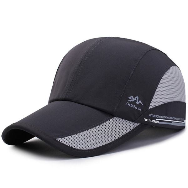 Cap 2022 kevät kesä vapaa-ajan mesh aurinkovarjo vapaa-ajan hattu Cyan L（58-60cm）