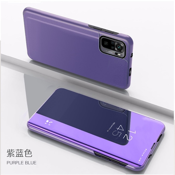 Kotelo iPhone 13PRO:lle, violetti-sininen, galvanoidulla peilipinnalla