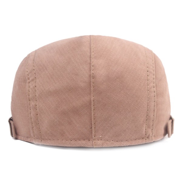 Beret Hat Monokrom Peaked Cap Artistic Youth Advance Hats Cotton Hat Middelaldrende og eldre Beret menns og kvinners hatter Gray Adjustable