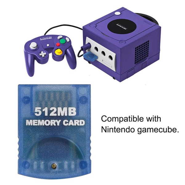 Wii Hukommelseskort GC Hukommelseskort GameCube GC Game Hukommelseskort NGC Hukommelseskort 512mb