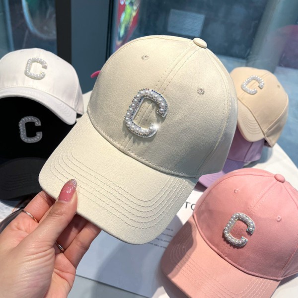 Baseball- cap 2022 Spring and Summer Letters Casual Sunshade cap Pink 55-59cm