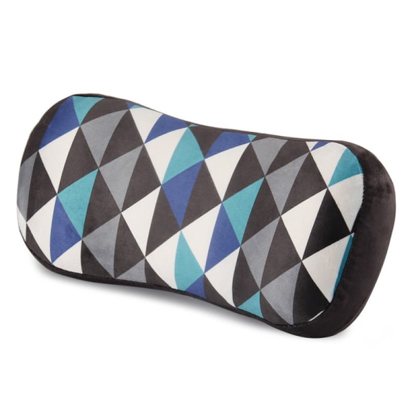 Mjuk bekväm resekudde Bärbar campingkudde med memory foam Taste triangle 42x20x9.5-13cm