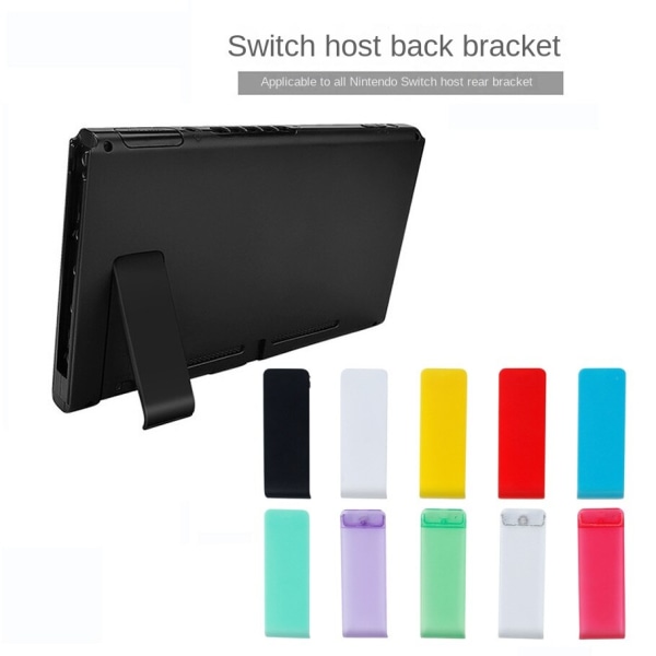 For Nintendo Switch Host Back Bracket NS Back Cover Support Bracket Kickstands Transparent Purple