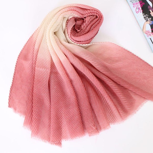 Dametørklæde sjal 2022 efterår og vinter farvematchende varm solbeskyttelse Casual 9# leather red 170cm