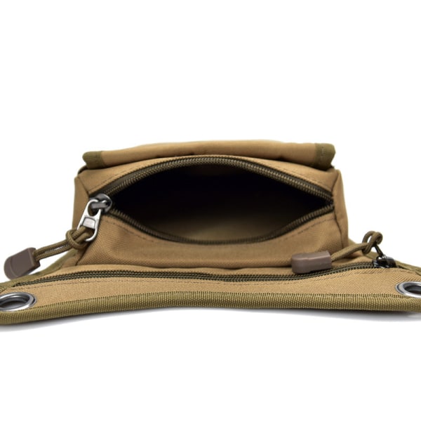 Fanny Pack Løbebælte Taljetaske Organizer Outdoor Tactics Multifunktion NO.15 Khaki