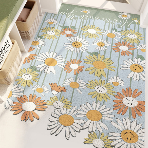 Kylpymatto liukumaton imukykyinen suihku Kylpyhuonematto matto idyllinen minimalistinen Sunflower 45*75cm