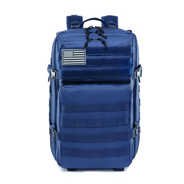 Kvinner jente ryggsekk skulderveske skolesekk Utendørs Sport Stor Rullesekk Kamuflasje Army Fan Bag Utendørs Sport Klatring Dark Blue