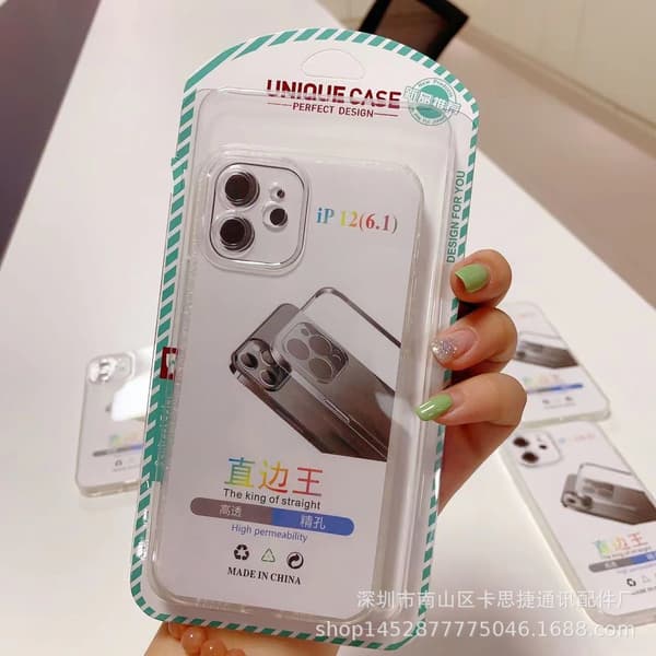 2 stk. etui til iPhone 17 lige kant transparent