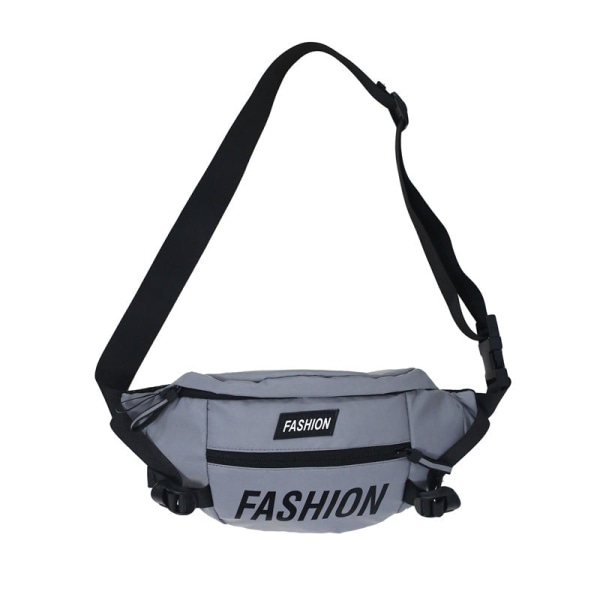 Reflekterende brysttaske til mænd Couple Crossbody taske Black