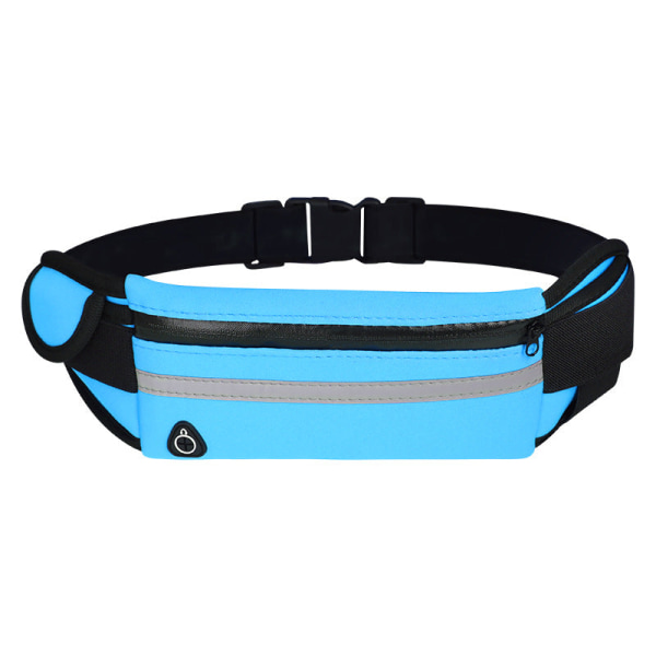 Fanny Pack Løpebelte Midjeveske Organizer Outdoor Fitness Multifunksjonell Fluorescent Green Average size