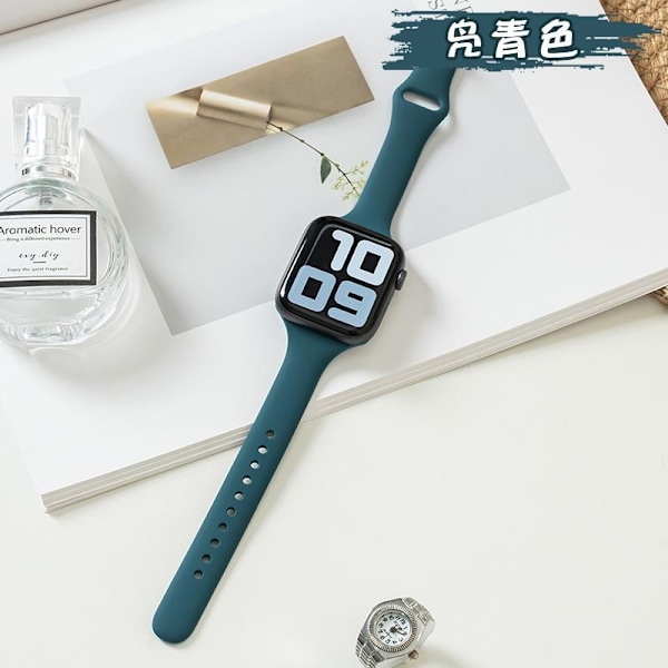 Klockarmband för Apple Watch iWatch 38/40/41/ 10:e generationen 42mm universal 1 turkos