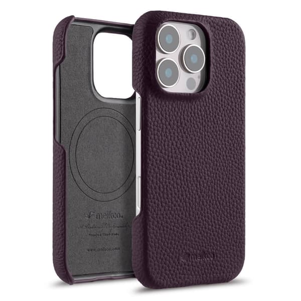 Etui til iPhone 16 Pro Mørkelilla Magnetisk Støtte