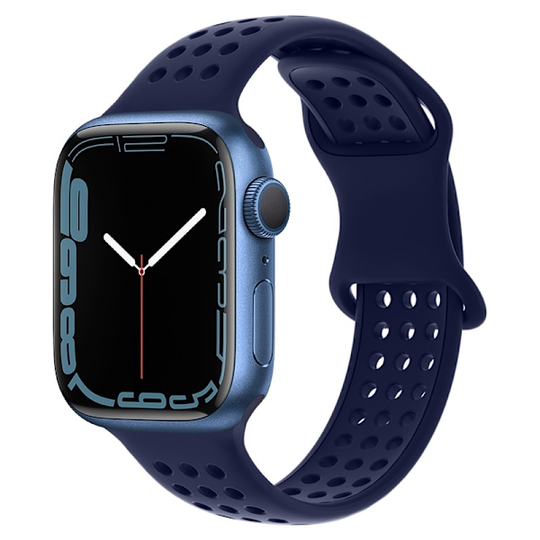 Klockarmband för Apple Watch iWatch 38/40/41/42mm Midnattsblå
