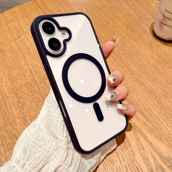 Skal för iPhone 17 Pro Max akryl magnetisk montering