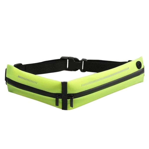 Fanny Pack Running Belt Waist Bag Organizer Camouflage Waterproof Double Layer Anti-Theft Gray 6.5-inch