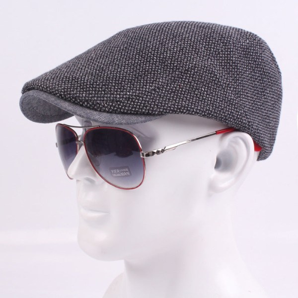 Baskerhatt Bomull Basker herrhatt med toppad cap Advance-hattar Utomhusresor Solhatt cap Dark gray Adjustable