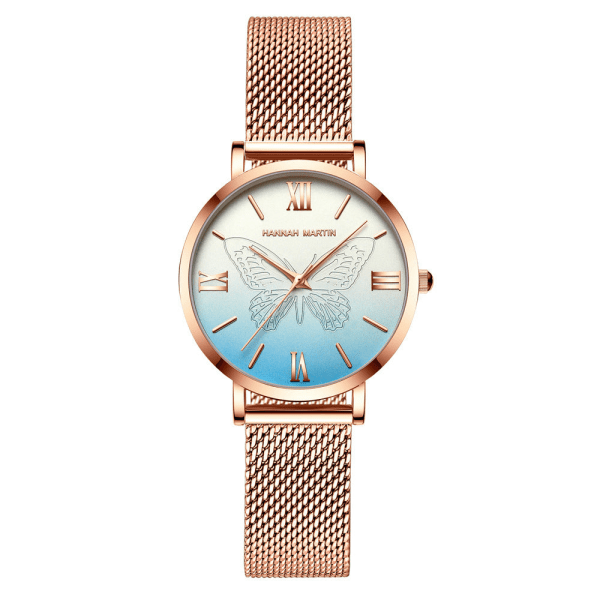 Trendig Grace Watch Quartz Waterproof Watch för kvinnor Rose Gold