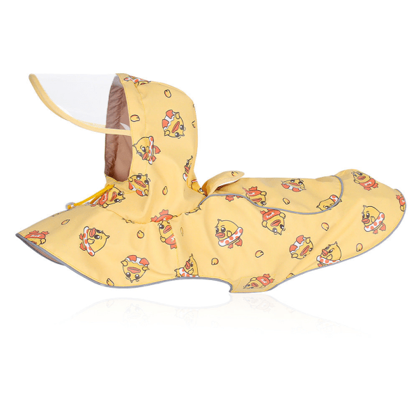 Lemmikkien vaatteet Uusi heijastava viittatyylinen sadetakki Keskikokoinen koira Yellow 3XL