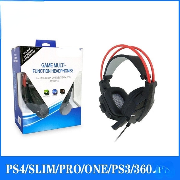 Spil Universal-øretelefon med controller-understøttelse til PS4/XBOX-spiltilbehør