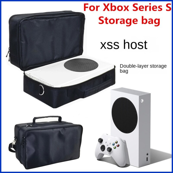 For Xbxo Series S Host Oppbevaringsveske XSS Spillkonsoll Stor veske Skulderrem Cross-body Bag