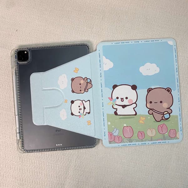Stilfuldt etui til iPad 2025 11/11\" TD Spring Cloth Strap