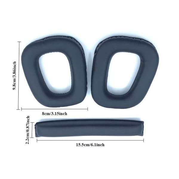 1 par øreputer Erstatningsøreputer for Logitech G930 G430 F450 G35