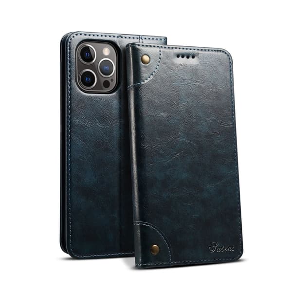 Fodral för Samsung S24 Plus BLK Blå Flip-top magnetkort
