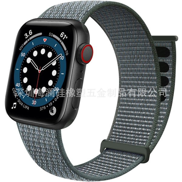 Kellon ranneke Apple Watch iWatch 38/40/41/series10-42 Storm Gray -kelloon