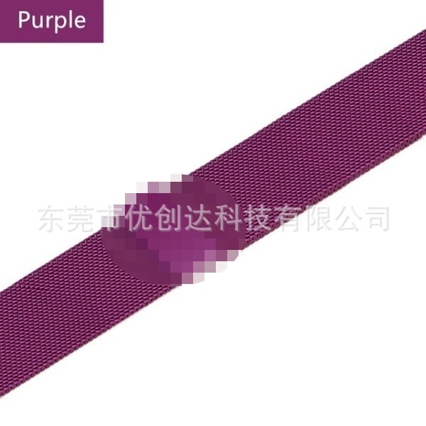 Kellon ranneke Apple Watch iWatch 38/40/41/10. sukupolvi 42mm universaali tumman violetti