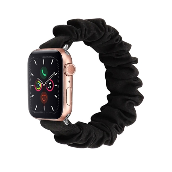 Klockarmband för Apple Watch iWatch 42/44/45 urtavla storlek L svart